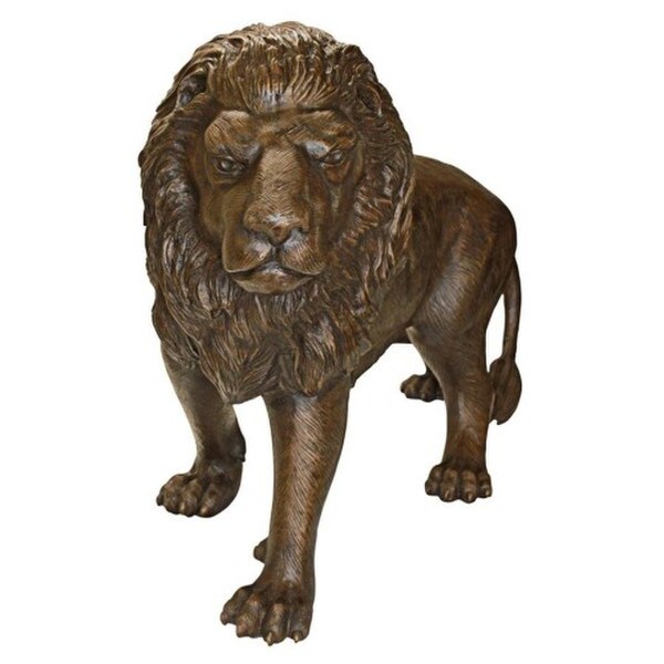 Guardian Lion Cast Bronze Garden Statues life sized statuary huge 